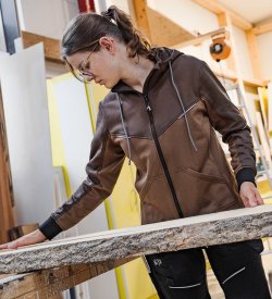New Arrivals Haix Flextreme Zip HoodieWhite/brown-wood