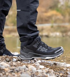 New Arrivals Haix BLACK EAGLE EVO Adventure GTX low/black-silver
