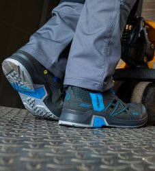 New Arrivals Haix CONNEXIS Safety Air S1 low/grey-blue