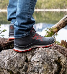 New Arrivals Haix Black Eagle Adventure 3.0 GTX low/graphite orange